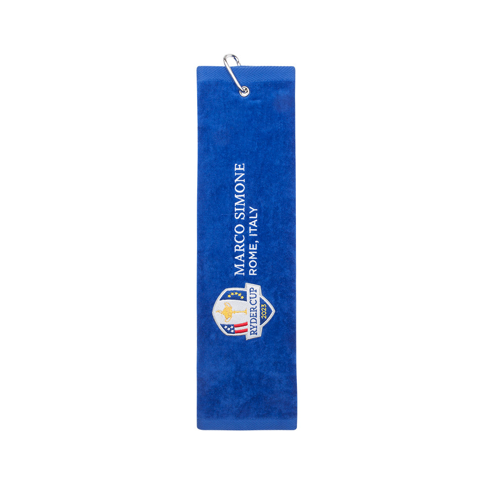 2023 Ryder Cup Navy Exploded Towel Front