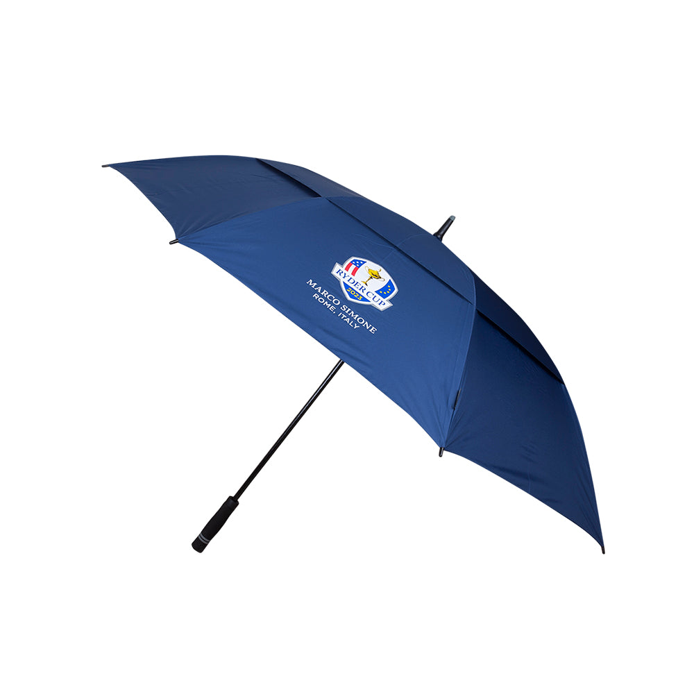 2023 Ryder Cup Navy Tour Dri Umbrella Front