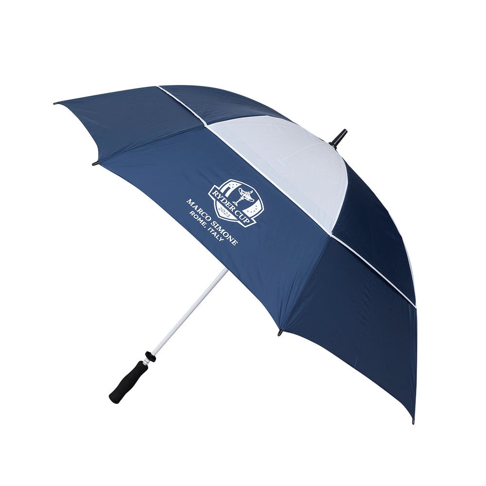 2023 Ryder Cup White/Navy Nimbus Umbrella Front