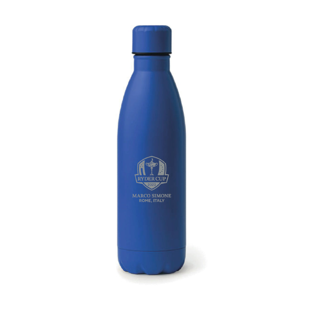 2023 Ryder Cup Royal Blue Water Bottle Front