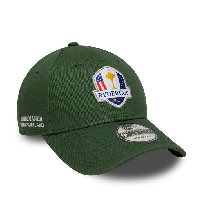 2027 Ryder Cup New Era 9FORTY Badge Green Cap