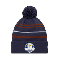 2025 Ryder Cup New Era Europe Saturday Navy Cuff Beanie