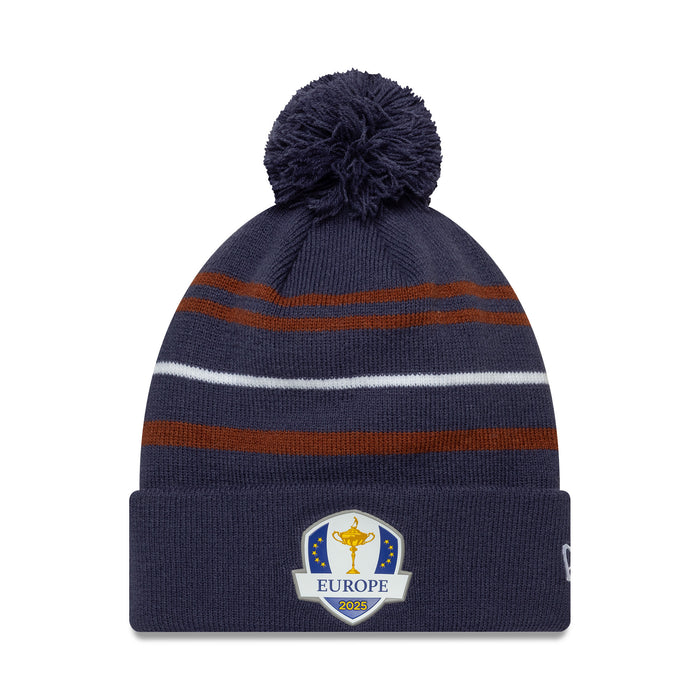 2025 Ryder Cup New Era Europe Saturday Navy Cuff Beanie