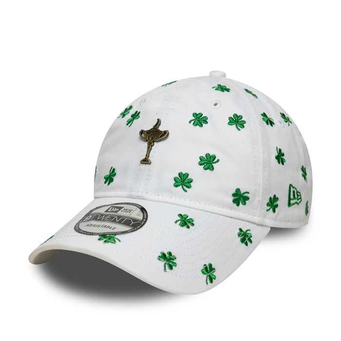2027 Ryder Cup New Era 9TWENTY All Over Shamrock White Cap