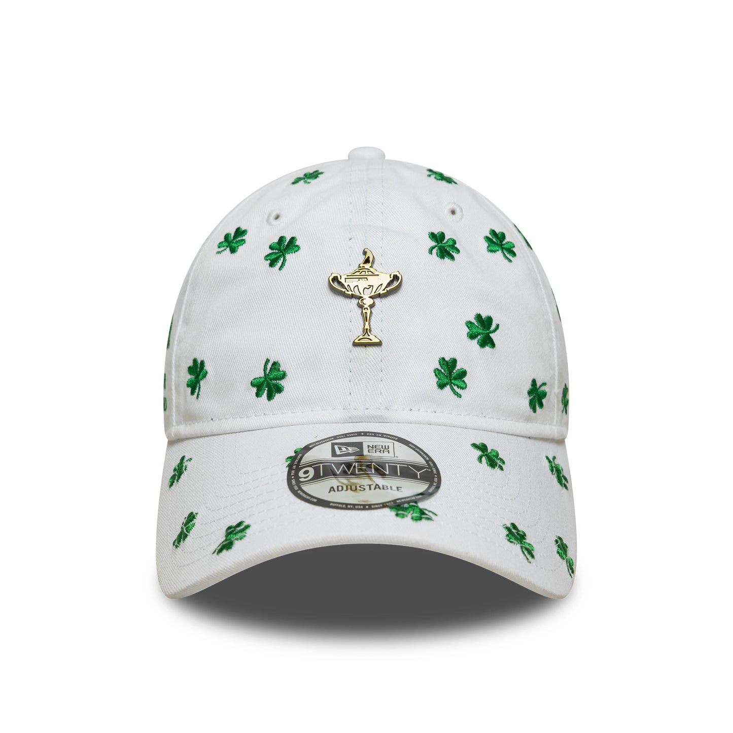 2027 Ryder Cup New Era 9TWENTY All Over Shamrock White Cap