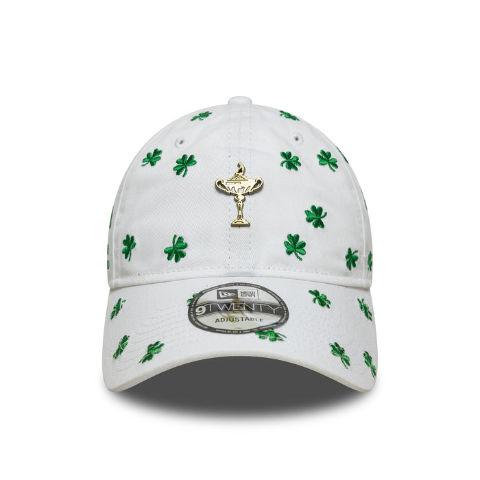 2027 Ryder Cup New Era 9TWENTY All Over Shamrock White Cap