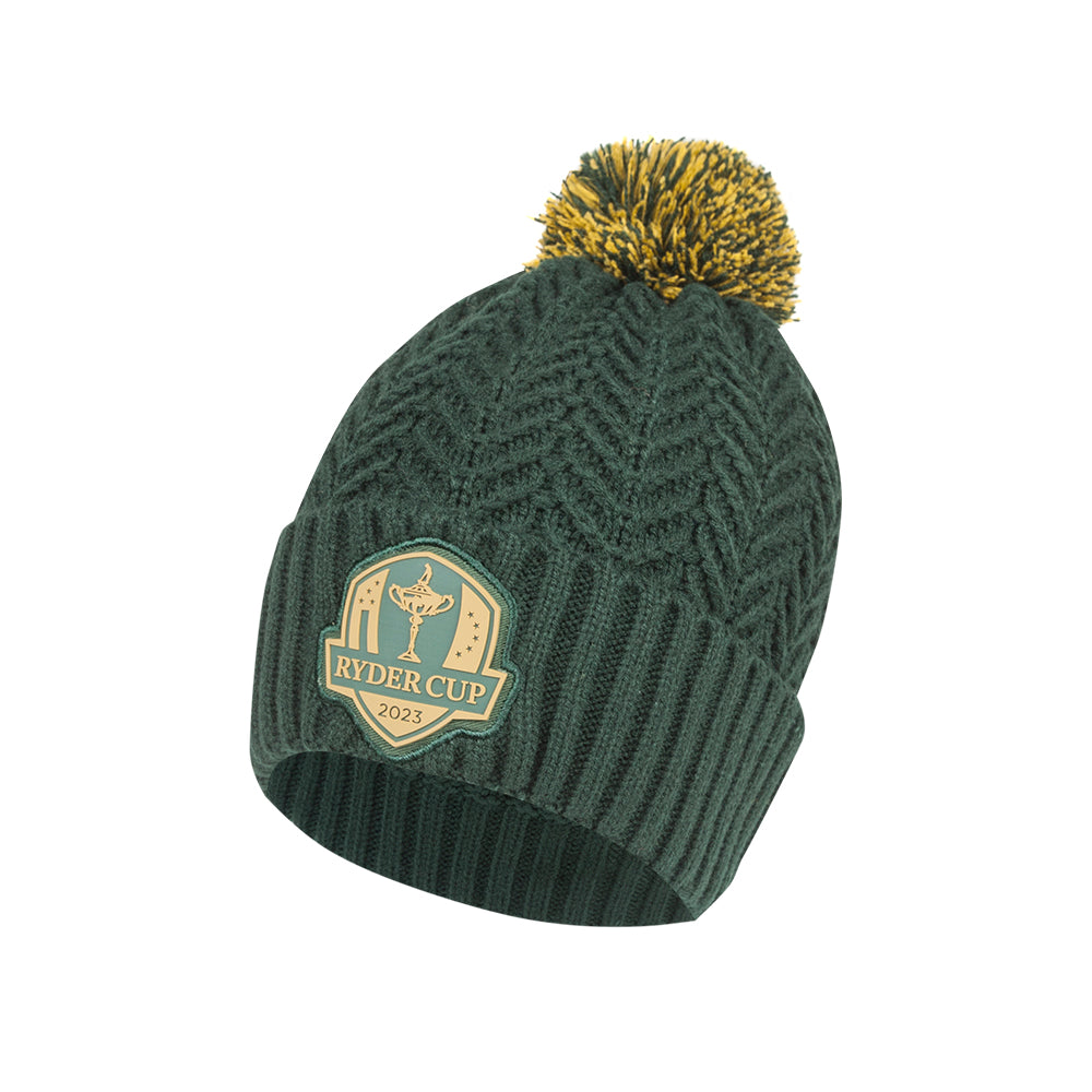 2023 Ryder Cup Trophy Range Pom Beanie Front