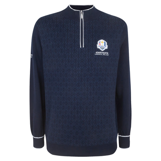 2027 Ryder Cup Glenmuir Men's 1/4 Zip Knitted Jumper