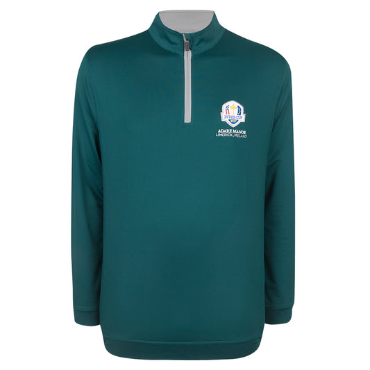 2027 Ryder Cup Glenmuir Men's Green 1/4 Zip Mid Layer