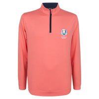 2025 Ryder Cup Glenmuir Men's Wick Apricot Mid Layer Front