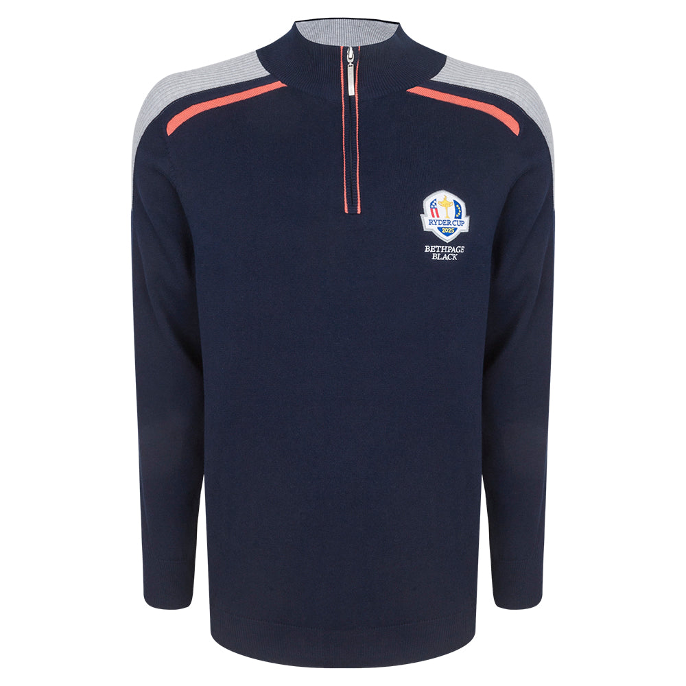 2025 Ryder Cup Glenmuir Men's Selkirk Navy Sweater The Official