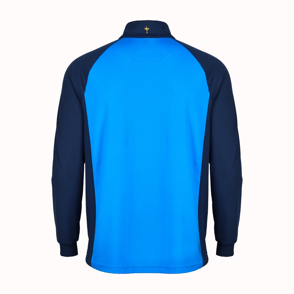 2025 Ryder Cup Fanwear Men&#39;s Royal Blue 1/4 Zip Midlayer