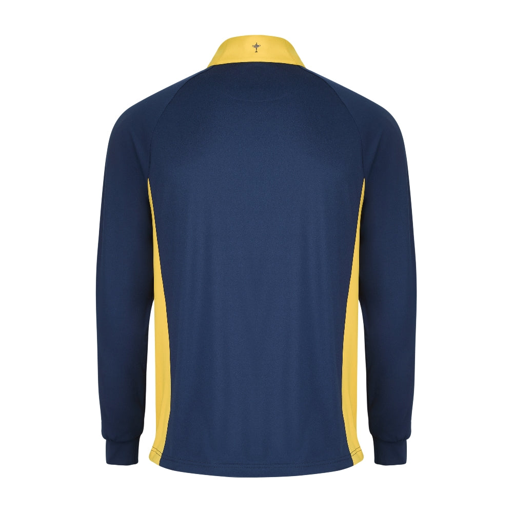 2025 Ryder Cup Fanwear Men's Navy 1/4 Zip Midlayer