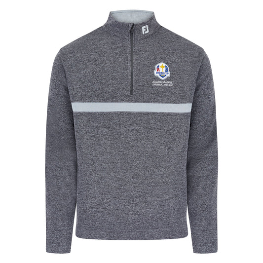 2027 Ryder Cup FootJoy Men's Striped 1/4 Zip Mid Layer