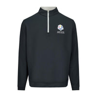 2027 Ryder Cup Peter Millar Men's Perth Black Quarter Zip