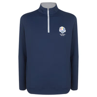 2025 Ryder Cup Peter Millar Men's Navy Perth 1/4 Zip