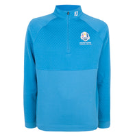 2027 Ryder Cup FootJoy Men's Blue Jacquard Thermal Midlayer