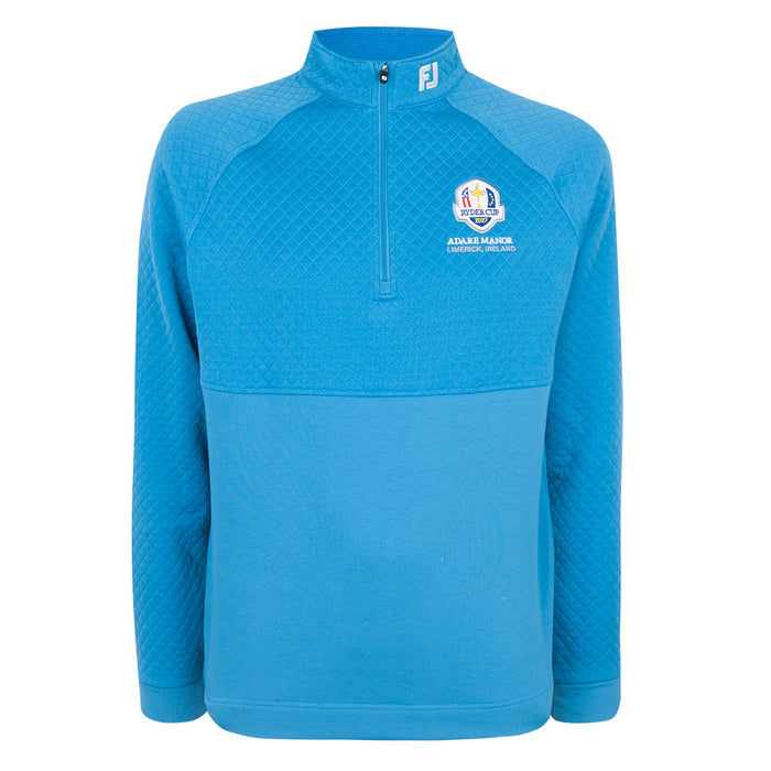 2027 Ryder Cup FootJoy Men's Blue Jacquard Thermal Midlayer