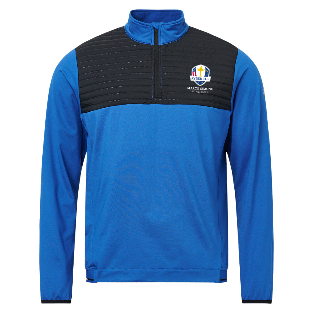 2023 Ryder Cup Abacus Men&#39;s Blue Gleneagles Thermo Mid Layer Front