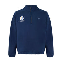 2027 Ryder Cup adidas Men's Quarter Zip Navy Midlayer