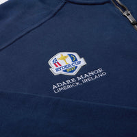 2027 Ryder Cup adidas Men's Quarter Zip Navy Midlayer
