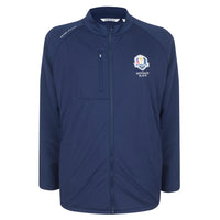 2025 Ryder Cup Peter Millar Men's Navy Hybrid Jacket Front