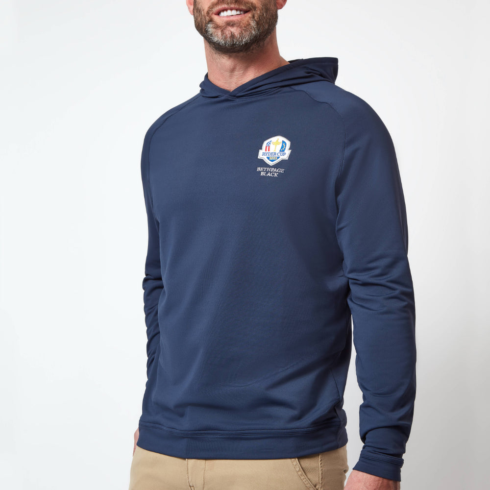 2025 Ryder Cup Peter Millar Men&#39;s Navy Pine Performance Hoodie