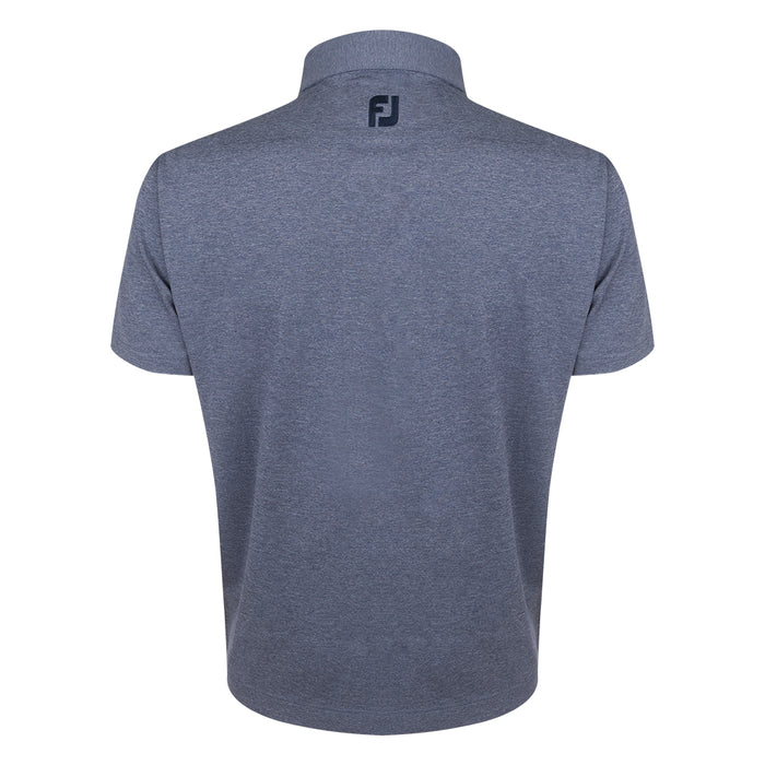 2025 Ryder Cup FootJoy Men's Heather Navy Polo Back