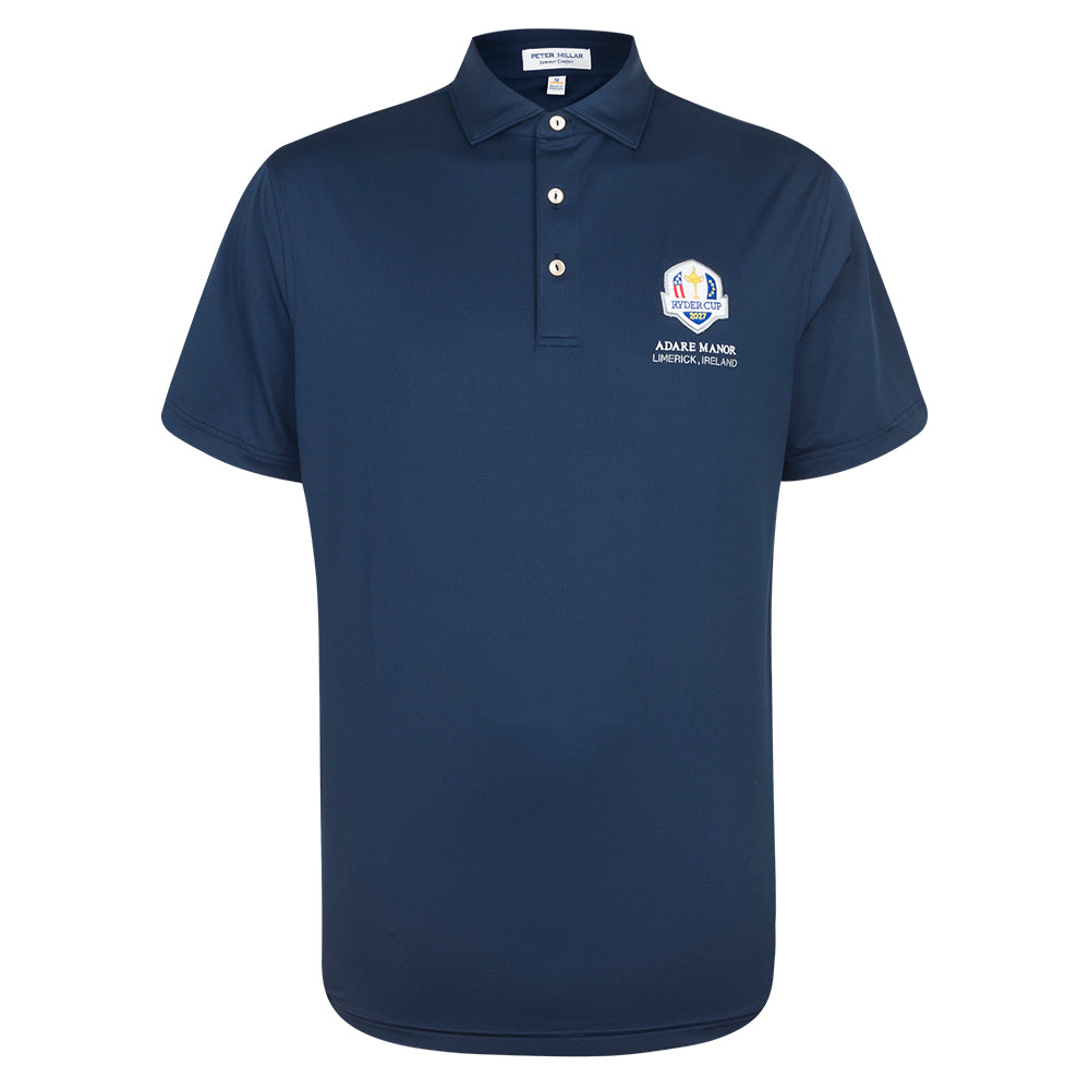 2027 Ryder Cup Peter Millar Men&#39;s Navy Polo Shirt