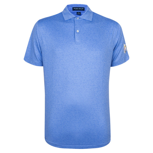 2027 Ryder Cup Peter Millar Men's Purple Pattern Print Polo Shirt