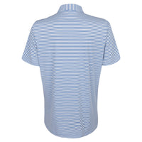 2025 Ryder Cup Peter Millar Men's Blue Hogan Striped Polo Shirt Back