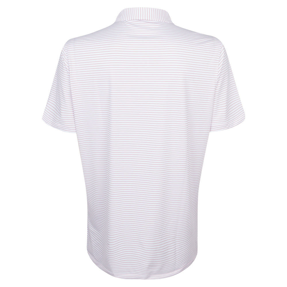 2027 Ryder Cup Peter Millar Men's White/Red Striped Polo Shirt