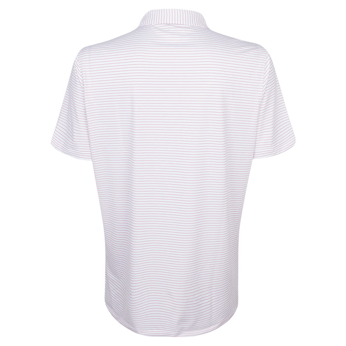 2027 Ryder Cup Peter Millar Men's White/Red Striped Polo Shirt