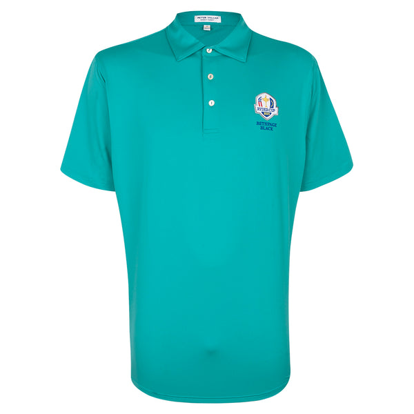 2025 Ryder Cup Peter Millar Men's Green Polo Shirt The Official