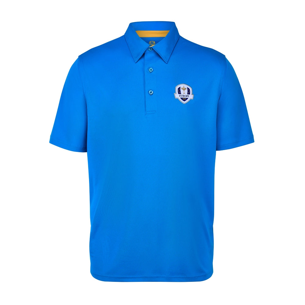 2025 Ryder Cup Fanwear Men&#39;s Royal Blue Polo Shirt