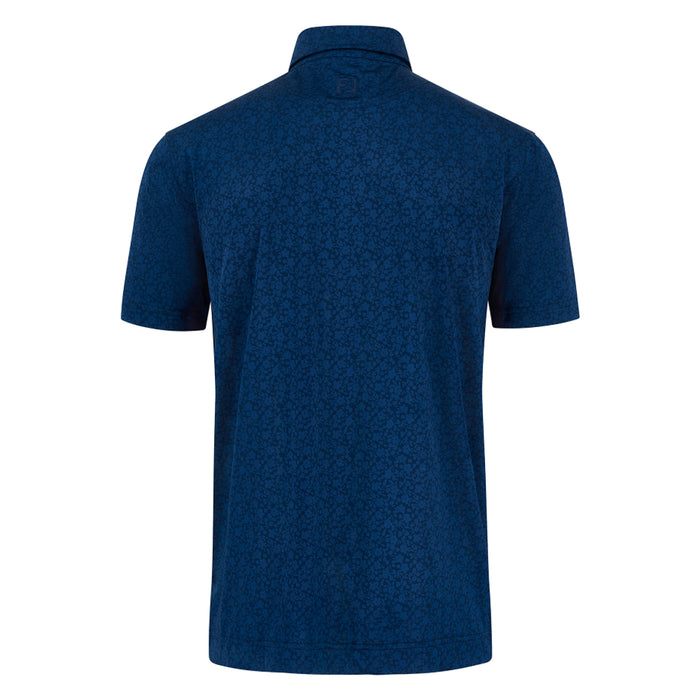 2027 Ryder Cup FootJoy Men's Navy Pattern Polo Shirt
