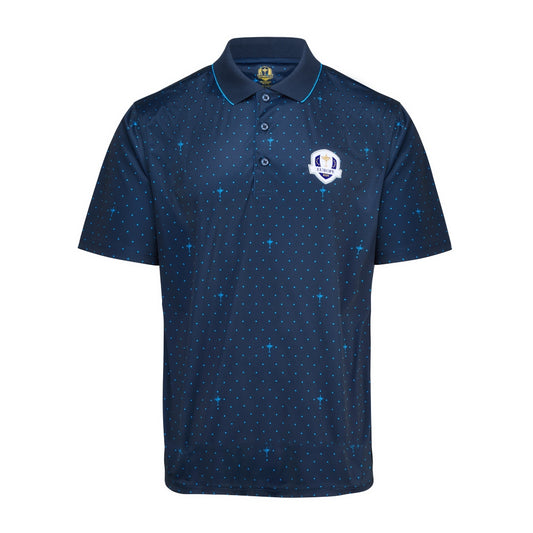 2025 Ryder Cup Fanwear Men's Trophy Print Polo Shirt