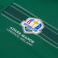 2027 Ryder Cup Abacus Men's Cruit  Chest Stripe Green Polo