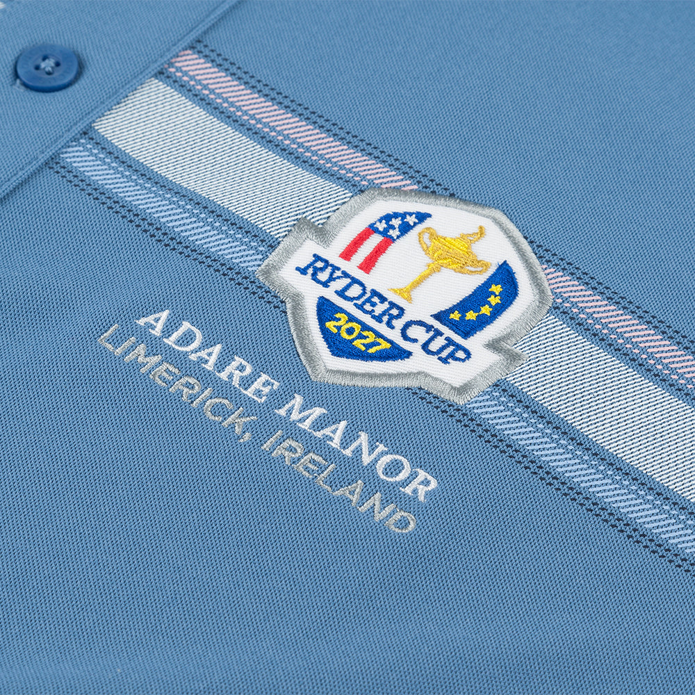 2027 Ryder Cup Abacus Men's Cruit Chest Stripe Polo