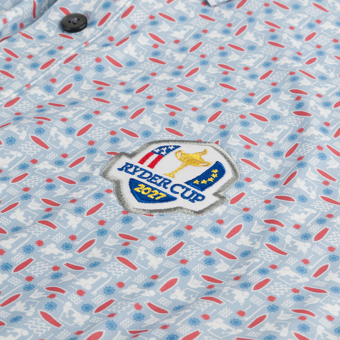 2027 Ryder Cup FootJoy Men's Surfs Up Print Polo Shirt
