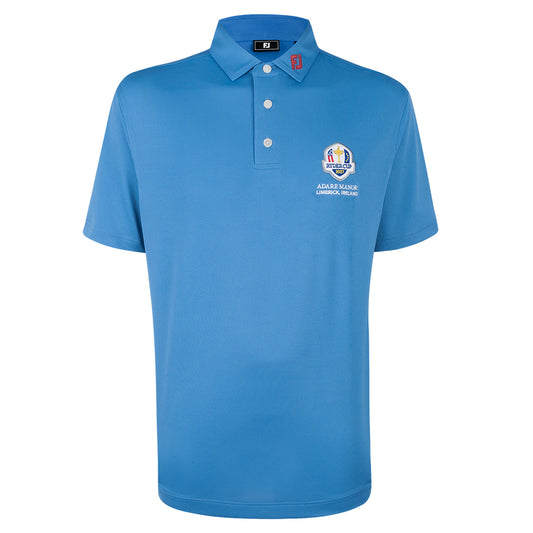 2027 Ryder Cup FootJoy Men's Stretch Pique Polo Shirt
