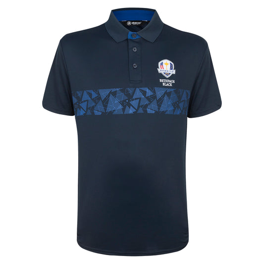 2025 Ryder Cup Abacus Men's Walton Navy Polo Shirt