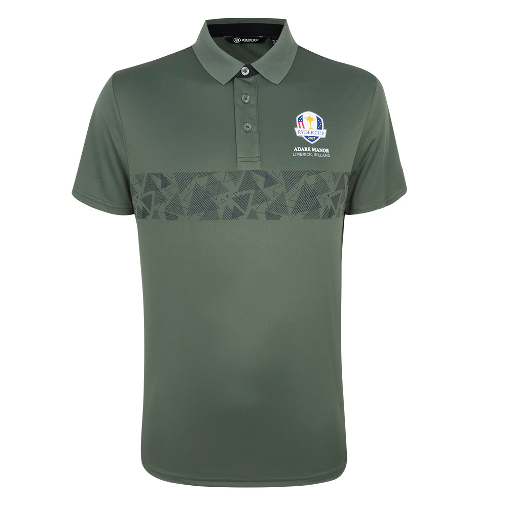 2027 Ryder Cup Abacus Men's Walton Khaki Polo Shirt