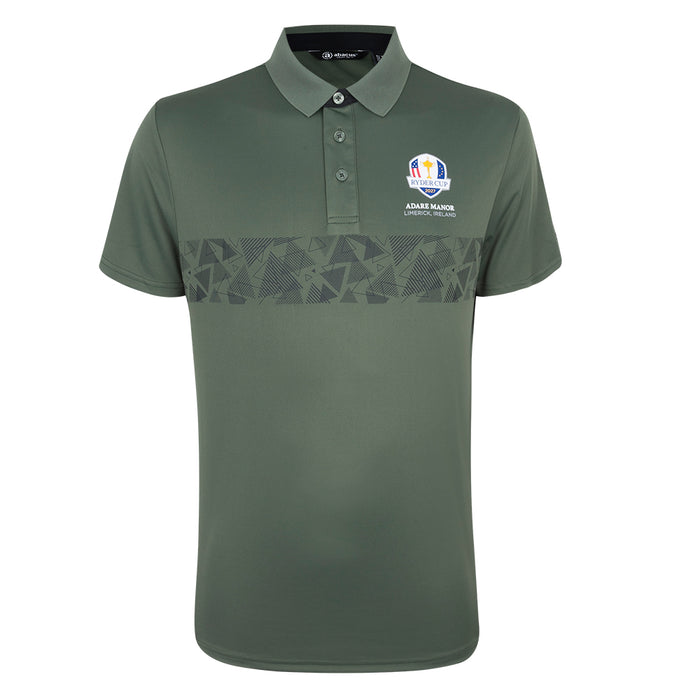2027 Ryder Cup Abacus Men's Walton Khaki Polo Shirt