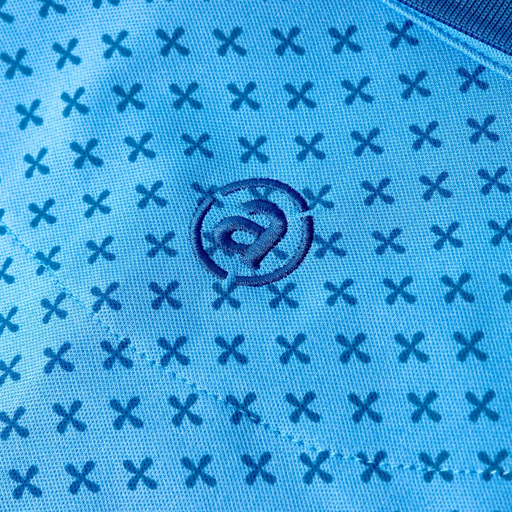 2025 Ryder Cup Abacus Men's Dunsten Blue Polo Shirt