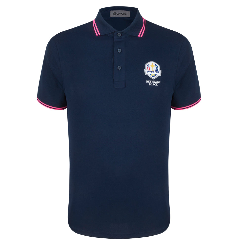 2025 Ryder Cup G/Fore Men's Contrast Tipping Polo Shirt