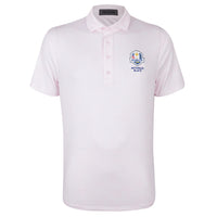 2025 Ryder Cup G/Fore Men's Plain Pink Polo Shirt