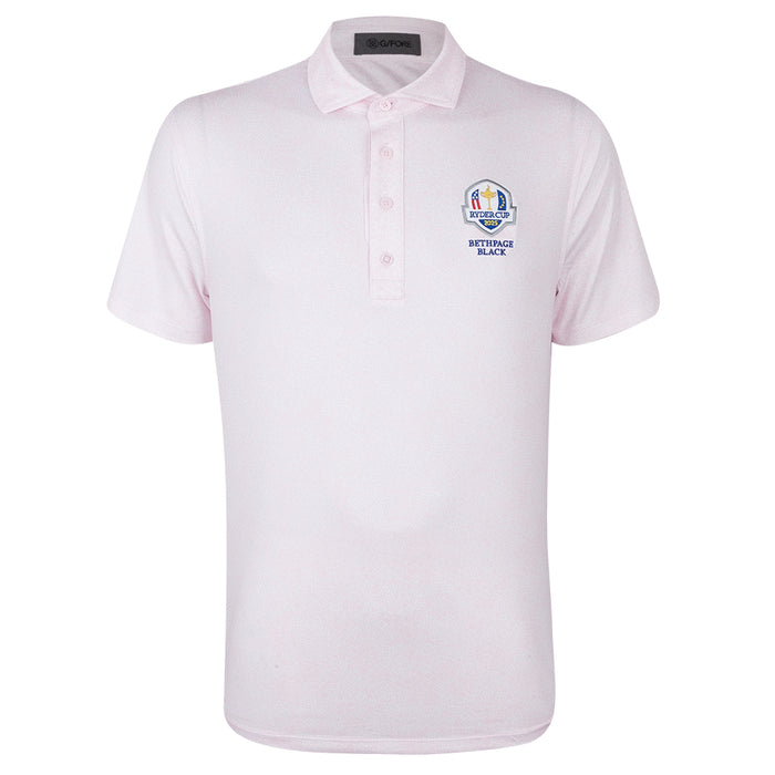 2025 Ryder Cup G/Fore Men's Plain Pink Polo Shirt