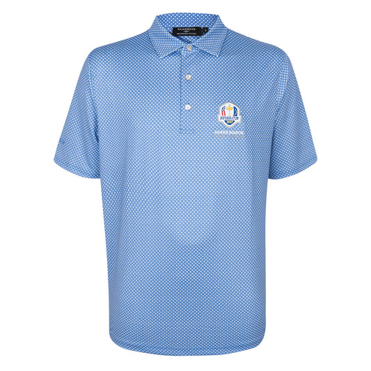 2027 Ryder Cup Glenmuir Men's Micro Tee Print Polo Shirt