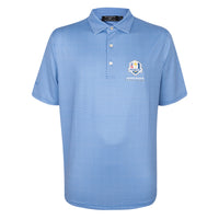 2027 Ryder Cup Glenmuir Men's Micro Tee Print Polo Shirt